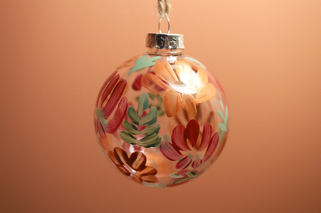 Boule de Noël en verre personnalisée